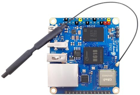 Orange Pi Zero3 2 GB RAM Allwinner H618 LPDDR4 Quad-Core Cortex-A53 Display-Supportkarte 4K WiFi Bluetooth (Einzelplatte)
