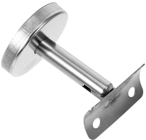 POPETPOP Edelstahl Handlaufhalterung Wandhalterung Für Gerade Handläufe Treppenhandlaufhalterung Geländerhalterung Edelstahlhalterung Handlaufstütze Wandhandlaufhalterung