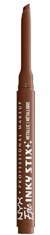 NYX Professional Makeup Wasserfester Cream Gel Eyeliner, Bis zu 24 Stunden Halt, Epic Inky Stix, Farbe: Kinetic!