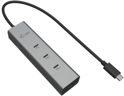i-tec USB-C Charging Metal HUB 5port mit USB-C Video 8K und Power Delivery 85W