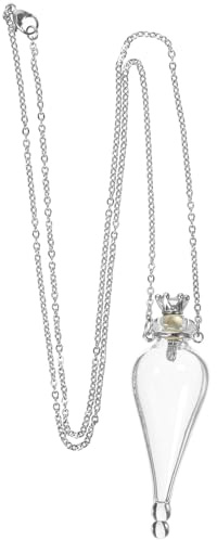 CIYODO Kleiner Glasflasche Halskette mit Kette und Robustem Material Kompakte Größe für Reisen und Souvenirs Schmuckanhänger für Flitterwochen und Dekoration