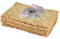 Grasmatte, gewebte Bettmatte für kleine Tiere, Kaninchen, Kauspielzeug für Meerschweinchen, Papageien, Kaninchen, Hamster (3 Stück)