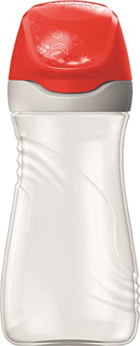 Maped Picnik Origins - Gourde pour Enfants avec Capuchon de Protection- Système Anti-Gouttes et Etanche - en Plastique Sans BPA - Rouge - 430ml