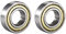 sourcing map 2 Stück 6003ZZ Kugellager Abgedichtet Doppelt Geschirmt Rillenkugellager 17 mm x 35 mm x 10 mm