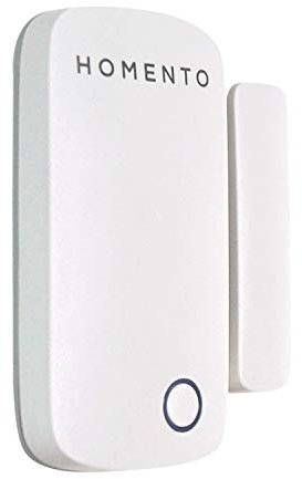 Homento Smart door alarm by door sensor/window sensor, wireless burglary protection - window contact controls light, socket, alarm etc. and smartphone compatible - IOS & Android