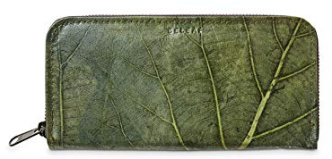 BELEAF | Big Leaf - Damengeldbörse aus Blättern - Naturprodukt - veganes BELEAF-Leder - Cruelty-Free und Handmade - Robuster Geldbeutel - wasserabweisendes Portemonnaie