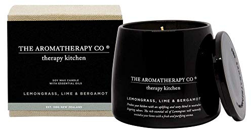Aromatherapie Küchenkerze Zitronengras Limette Bergamotte 260g