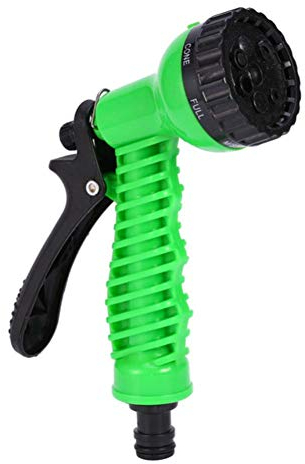 Heiß tragbarer Garten Bewässerungsspray Rasensprinkler Autowaschwasserpistole Einstellbare Schlauchdüsen 7 Muster Hochdruck-Hochdruckreiniger-Italien, Typ 1