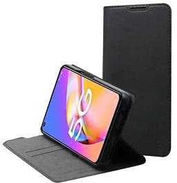 Folio Stand Noir Designed for Oppo A74 5G