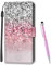 MadBee Compatible with iPhone 11 Pro Max Case 6.5 Inch, Full Body Colorful Pattern Design Flip Magnetic Detachable PU Leather Wallet Case Cover for iPhone 11 Pro Max (Sequins)