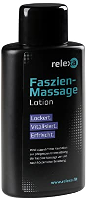 RELEXA Faszien Massage Lotion | Massage Lotion Zur Entspannung & Bei Muskelschmerzen | Einfache Anwendung & Ideal Zur Massage | 250ml
