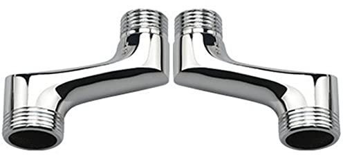 BiaoTeng Excentricas grifo reducción de latón 3/4 a 1/2 excentricas grifo 20mm adaptador grifo ducha hembra macho adaptador grifo ducha 1/2 3/4,Cromo A