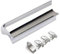 Edelstahl Gitarre Tone Bar für Dobro, Lap Steel Gitarre, Hawaii-Gitarre, E-Gitarre Zubehör, Silber