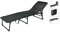 NO DISPONIBLE 90555 3-Wege klappbar, Größe 190 x 56 x 86 cm, mit Rückstand 5 Positionen, maximales Gewicht 110 kg Faltbarer Schläuche, Metall, Schwarz, bunt