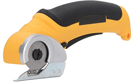 Forbici Elettriche a Batteria, Mini Taglierina Elettrica Taglierina Rotativa per Tessuti e Tessuti, Taglierina per Tappeti e Cartone