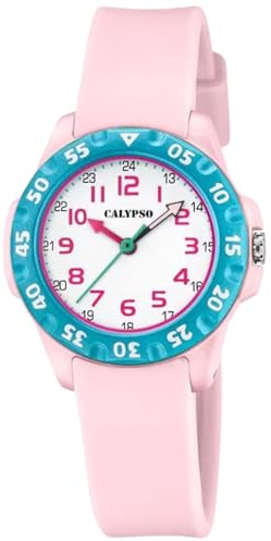Calypso Kinderuhr Analog - Kautschuk - Quarzwerk - Robustes Glas - Wasserdicht 10 ATM - My First Watch - K5829