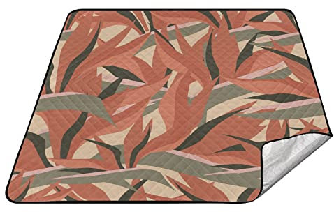Sanddichte Picknickdecke Tropical Exotic Park Matte mit Stauraum für Picknick
