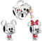 Doyafer Cute cartoon mouse Beads Charms set 925 Sterling Silver charms For Women Bracelet Necklace 3 Piece/Package