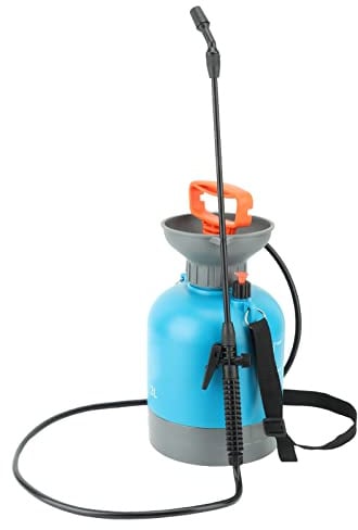 LJCM Pump-Drucksprüher, Multifunktionaler Tragbarer Drucksprüher für den Garten (3L Blau)