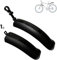 Fat Bike Kotflügel für vorne und hinten, Fat-Bikes, Kotflügel-Set, vollständige Abdeckung, Schutzblech-Set (50,8 cm / 66 x 7,6 cm / 4 Zoll)