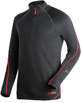 Maier Sports Herren Skirolli ROGWER 483001 schwarz-rot 52
