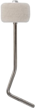 BQLZR Filz Bass Drum Kick-Fußpedal Schlägel für Percussion Instrument 0,6 cm gebogene Stange