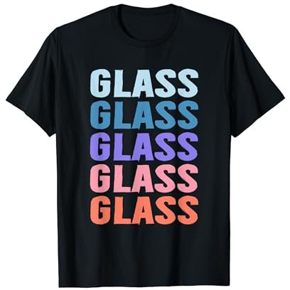 Cadeau amusant en verre avec prénom personnalisé T-Shirt
