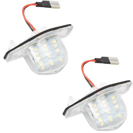 Attisfiera LED Number Plate Light for Jazz CR-V Odyssey Insight HR-V Stream License PlateLamp