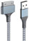Cable de carga USB a 30 pines de 1 m, cable de carga para iPhone 4, cable USB de carga rápida y sincronización de datos, cable trenzado compatible con iPhone 4 4S, iPhone 3G 3GS, iPad 1 2 3 iPod Touch