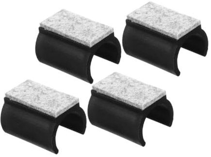 Homoyoyo 4 Pièces Patins Feutre pour Chaise Forme u Protections De Sol pour Chaises sur Parquet Lot