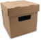 sdroceRyaM 7 Inches Vinyl Record Storage Box Records Crate Holder Sturdy Cardboard with Removable Lid Vinyl Holders for 45 RPM Vinyl Collections - Holds up to 80pcs 7 Inch Records