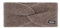 Eisbär Stirnband Damen Fenna Braun - Merino Headband für Frauen - Haarband mit Fleece schützt vor Kälte und Wind - Haube atmungsaktiv weich warm aus Österreich