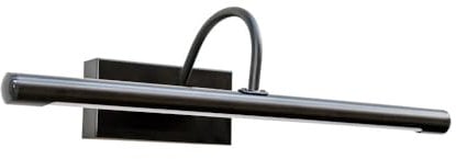 ValueLights | Matt Black Integrated LED Picture Wall Light Fitting | Bath Wall Lights, Home Décor & Improvement Essential | IP44 Bathroom