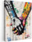 MuchoWow© Impression sur Toile Photo Peinture 30x40 cm Tableau Decoration Murale Chambre Salon Maison Deco Cuisine Graffiti - Mains - Vintage - Street art