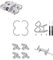 TEHAOUU Gimbal Stoßstangenschutz für DJI Neo Drohne Zubehör Erweiterungs-Kits (Bumper + Klappfuß + Empennage + Stoßstangen-Ring) Propellerschutz Gimbal schützende Anti-Kollisionsabdeckung (Grau)