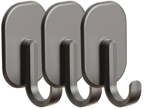 Ganci magnetici, resistenti magneti con ganci, ganci magnetici neri, ganci magnetici per appendere, gancio magnetico per campeggio, cucina, aula e ufficio