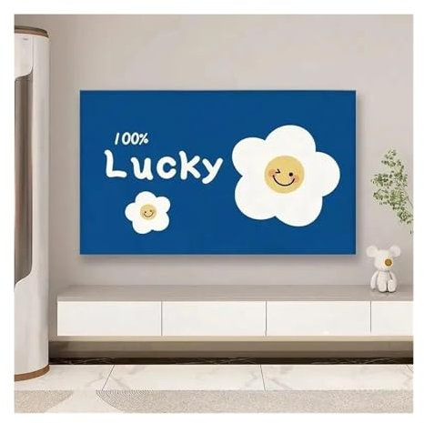 ZRHYRG TV cubierta TV Screen Cover LCD Protection Dust Cover Household Hanging TV Cover Polyester Elastic Cloth TV Cover Outdoor TV Cover(10,32-37 inch)