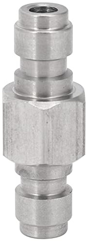 Qusedwey Air Pcp Both End Male Quick Disconnect Adaptor Stainless Steel Double Male Fill Nipple