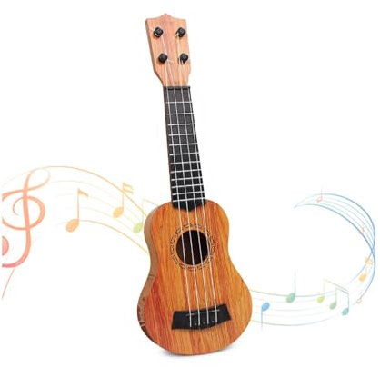 Ukulele Mini Gitarre Kinder Spielzeug: Kindergitarre ab 2 3 4 5 6 7 8 Jahren - Gitarre für Kinder mit 4 Verstellbaren Seiten für Kleinkinder Anfänger Jungen Mädchen Spielzeug Gitarre (Gray)