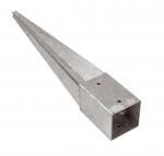 Sud Bois Support pied de poteau à enfoncer Dimensions (mm) : 70x70 hauteur (mm) 75 Couleur/Matière Galvanisé