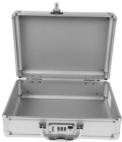 NIYANGLE Werkzeugaufbewahrungsbox Mit Griff Aus Aluminiumlegierung Verschleißfester Werkzeugbehälter Mit Verschluss Für Sichere Aufbewahrung Tragbarer Werkzeugkoffer Für Reparaturwerkzeuge