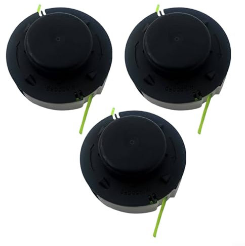 Bobine de fil de rechange pour débroussailleuse Bosch FSA56/FSE41/FSE52 (lot de 3), filetage de coupe de 1,6 mm, construction en plastique, tige facile à installer pour débroussailleuse, lot