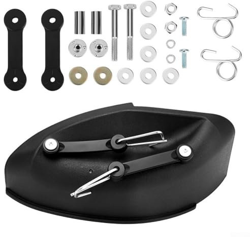 Bebykilemi Kit de paillage GY20417 pour tondeuse à gazon en plastique robuste avec matériel de montage compatible avec les modèles de pont John Deere 121,9 cm D140 D150 D155