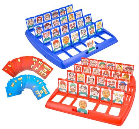 Ihdjasg Wer Ist Es Spiel, Who Klassisches Ratespiel Mit 96 Figurenkarten, Kinder Brettspiele Für Soziale Situationen, Für Jugendliche Reisen Geburtstag
