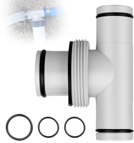 DIELOVEHUA Adattatore per Tubo per Piscina, Raccordo a T Piscina 38 mm a 32 mm, Connettore Tubo Piscina, Accessori per Piscines Fuori Terra (B)