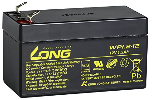 Long Bleiakku WP1.2-12 12V 1,2Ah mit VDs
