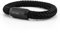Akitsune Portus Segeltau Armband | Magnetischer Kapselverschluss Armschmuck Damen Anker Herren Maritim - Mattschwarz - Schwarz 19cm