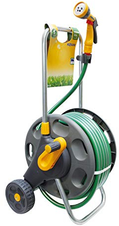 HOZELOCK 74256 Carro ENSAMBLADO 30m Manguera DE 15mm (5/8) 2432R3460, Multicolor, Estándar