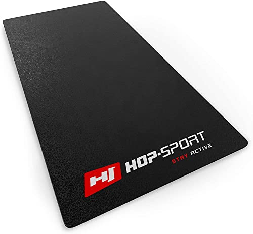 Hop-Sport Bodenschutzmatte PVC 0,6mm Dicke Unterleg HS-C012FM 120x60cm, rutschfest, Wasserdicht, Schutzmatte Ideal für Fitnessgeräte und Home-Gym, Antivibrationsmatte