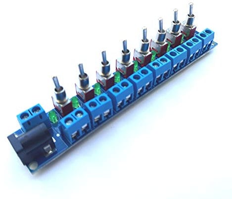RKpdu2 Power Distribution Module for Model Railway Ideal for lighting, accessories - Self Build Kit